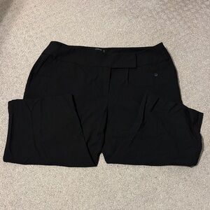 Briggs New York Women's Black Wide Leg Kapri Pants